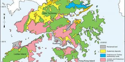 نقشه های زمین شناسی از هنگ کنگ