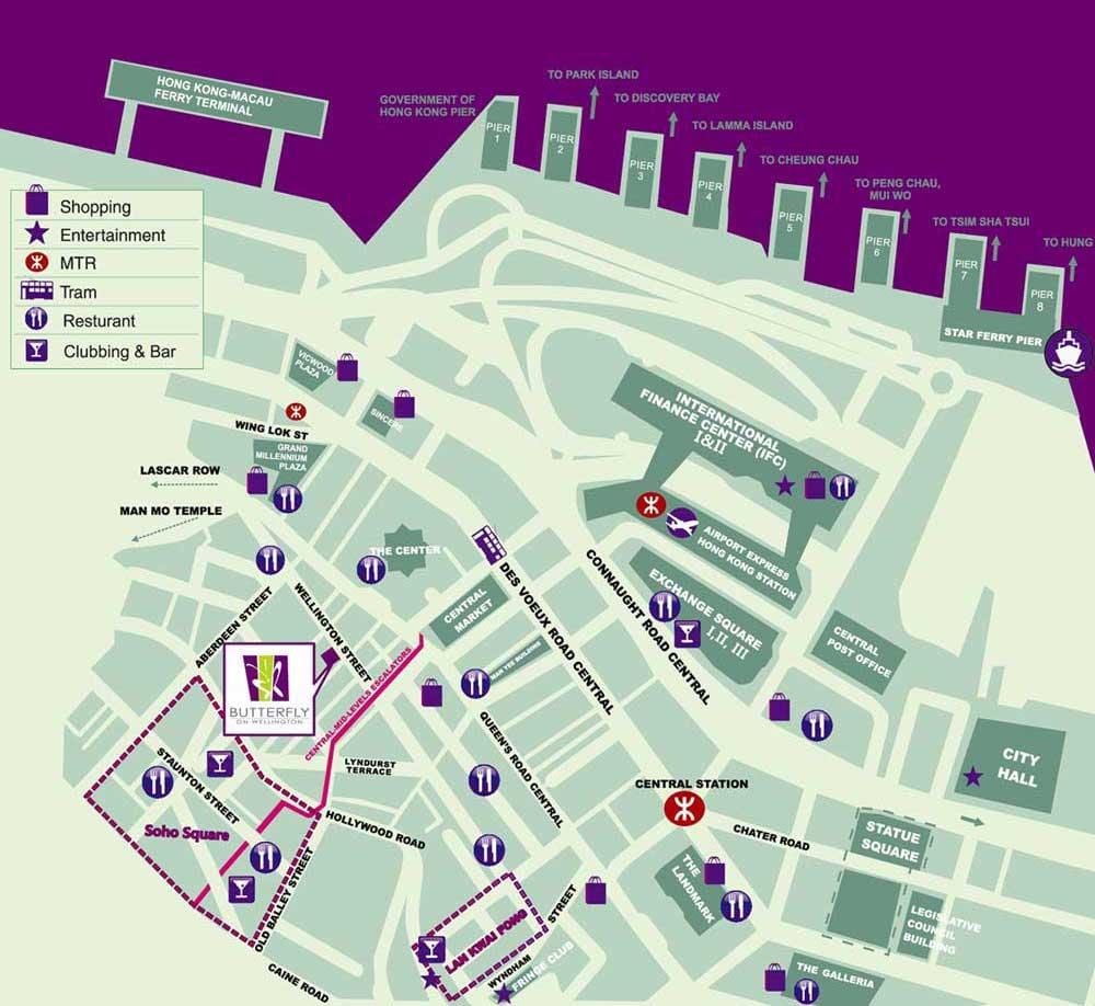 نقشه از سوهو هنگ کنگ
