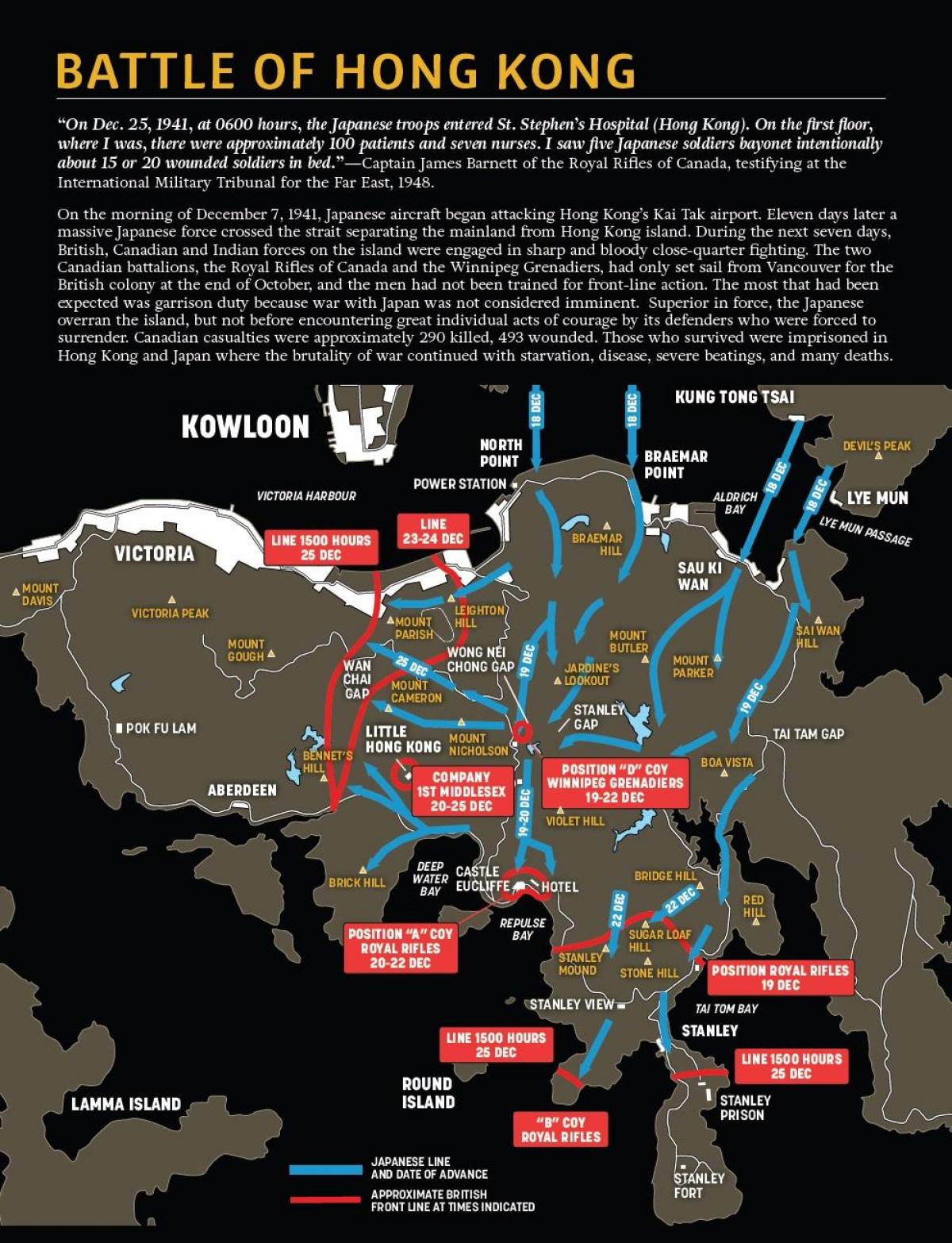 نقشه نبرد هنگ کنگ