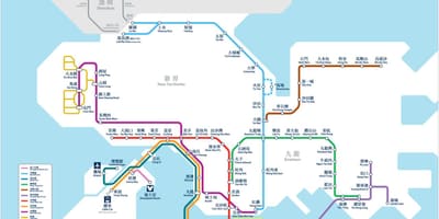 هنگ کنگ tube map