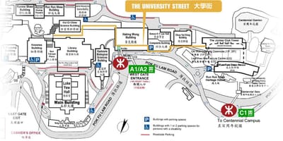 نقشه hku