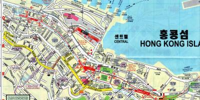 نقشه Sheung Wan Hong Kong