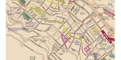 Sheung Wan MTR نقشه ایستگاه