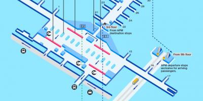 هنگ کنگ فرودگاه دروازه نقشه
