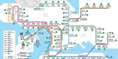 هنگ کنگ نقشه اتوبوس