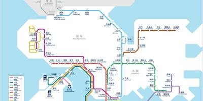 هنگ کنگ tube map