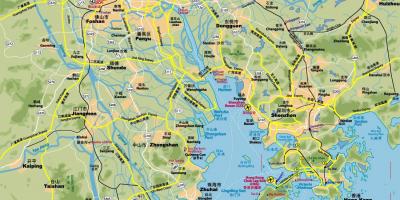 نقشه راه از هنگ کنگ