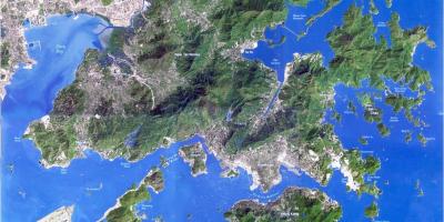 نقشه ماهواره ای هنگ کنگ