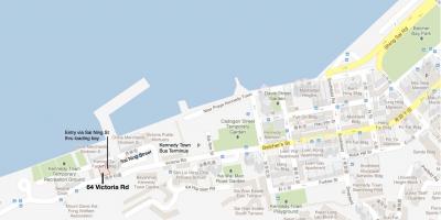 MTR کندی ایستگاه شهر نقشه